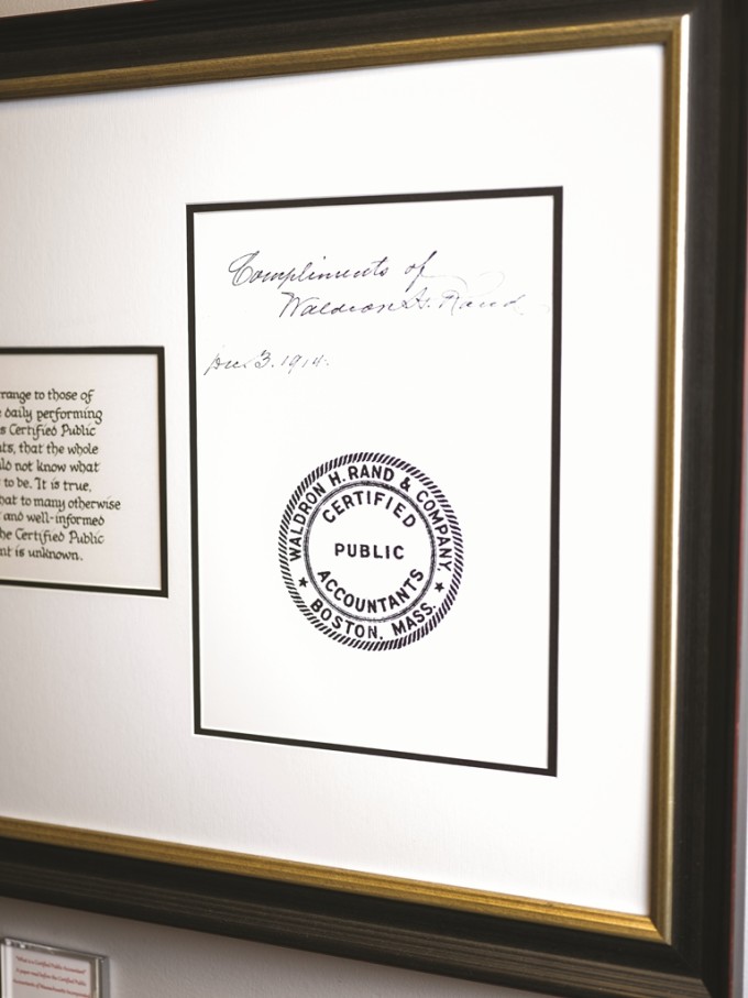 Practice Profile Presenting the past as prologue Waldron H. Rand