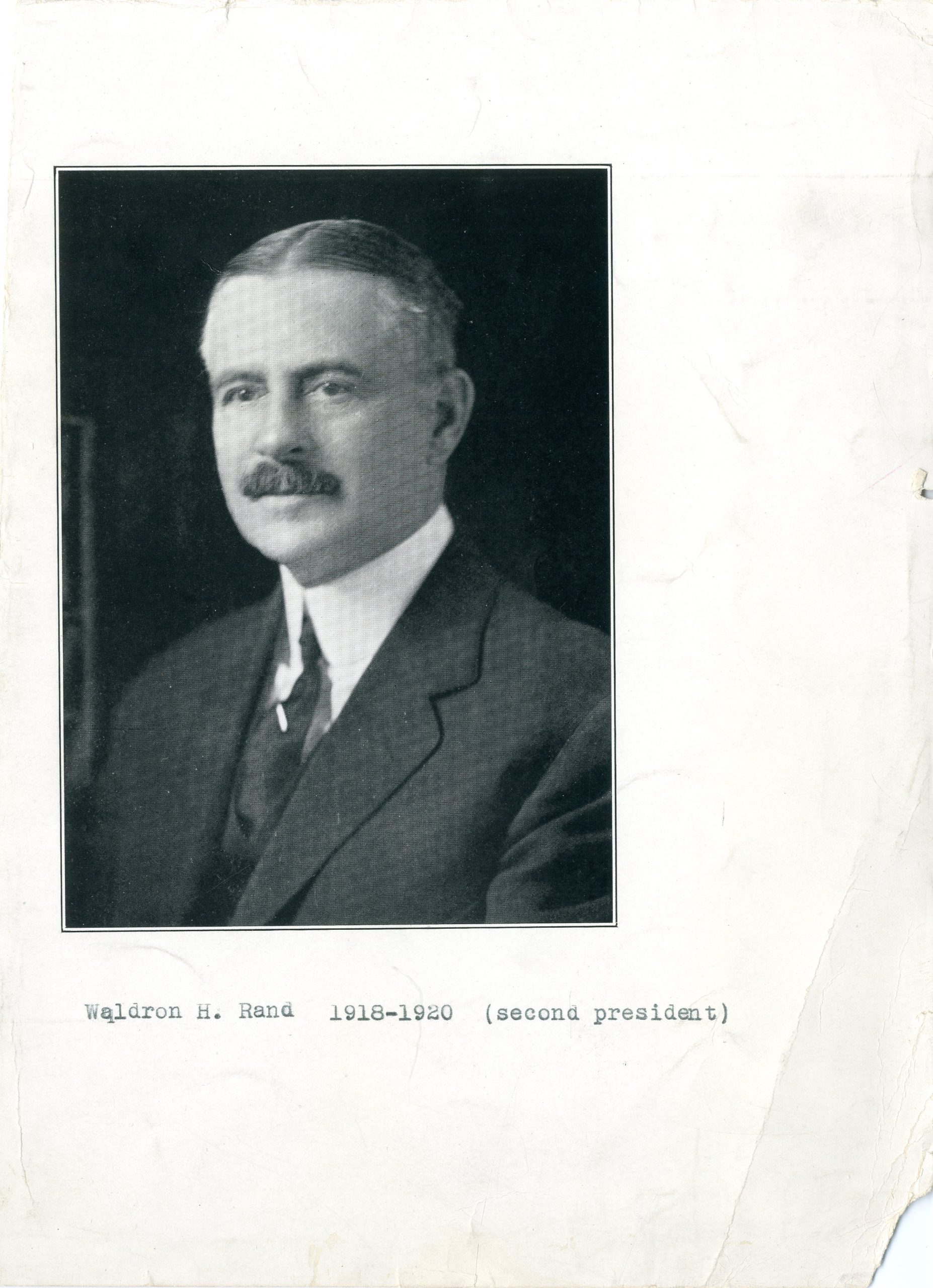 WR Trivia Waldron H. Rand & Company
